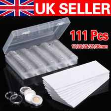 100Pcs Coin Capsules Wooden