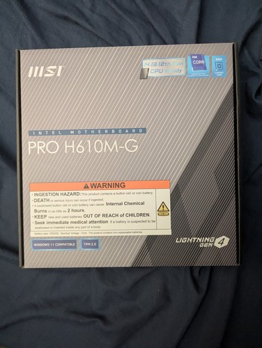 Msi pro h610m ddr4 - pro,