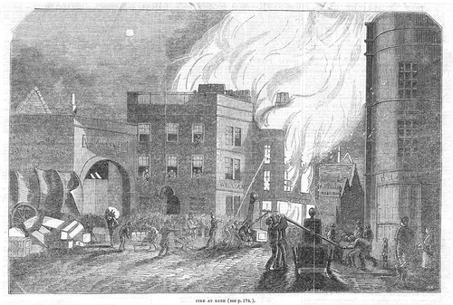 Bath somerset great fire at - bath,