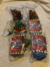 Rare Jurassic Park III Full Set Sealed Burger King Dinosaur Toy Figure 1990s