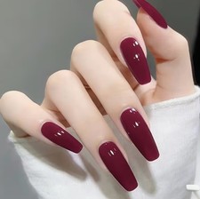 24x false nails grape purple - grape,