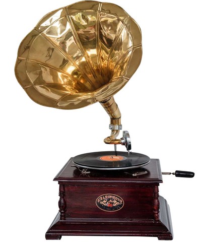 Antique style gramophone