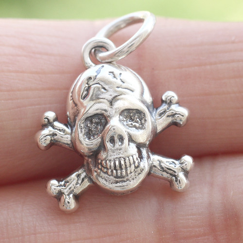 925 sterling silver skull - sterling,