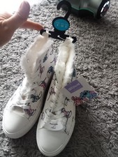 trainers, hi tops, lilo and stitch, size 6, new with tags