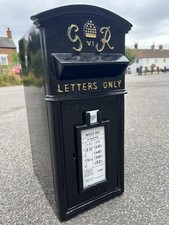 GR Post Box letter Box  Black