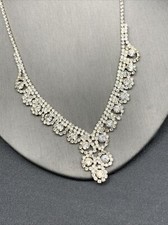 Vintage Necklace Clear