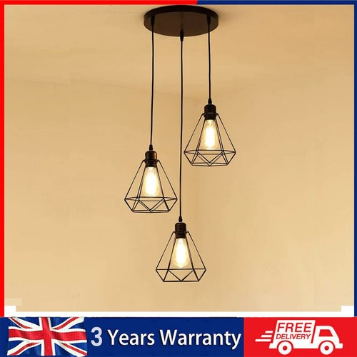 Way hanging black pendant - 3-way,