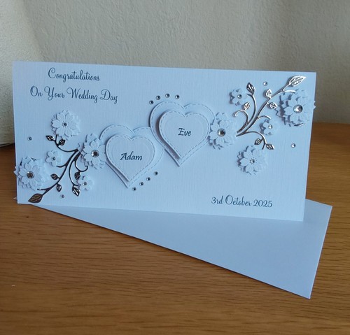 Personalised handmade wedding - handmade,