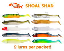 Shoal Shad | 2 Full Lures Per Packet | 8g 15g 30g | Weedless Bass Pike Fishing