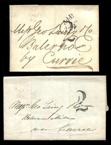 Scotland 1835 handstruck - 1835, 2
