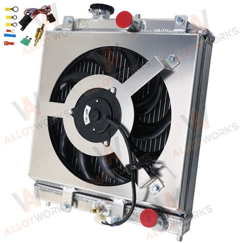 Row radiator shroud - 2-row, fan