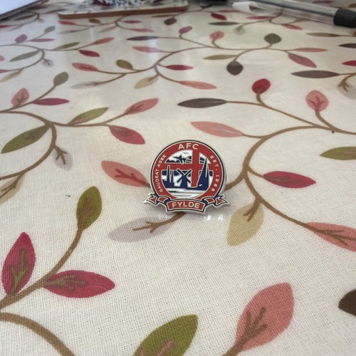 Afc fylde pin badge - afc,