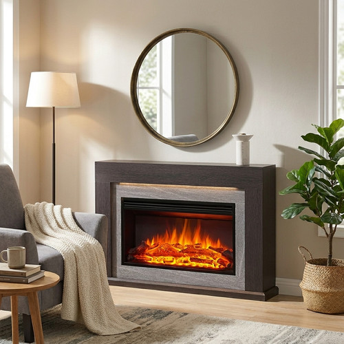 Electric fireplace suite - electric,
