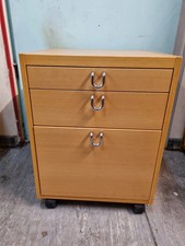 Small filing cabinet with 3