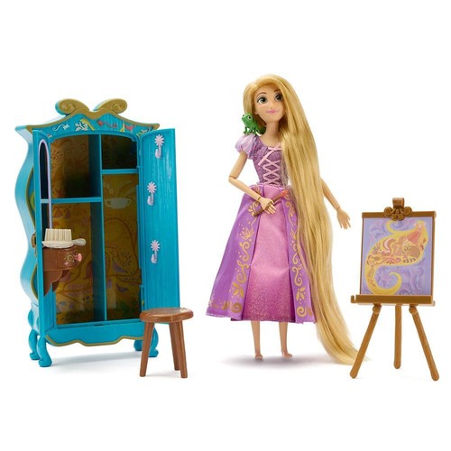 Rapunzel wardrobe vanity - rapunzel, play