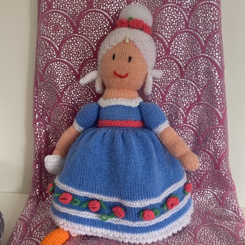 Hand knitted wooden - knitted,