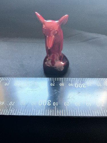 Royal doulton flambé red fox - doulton,