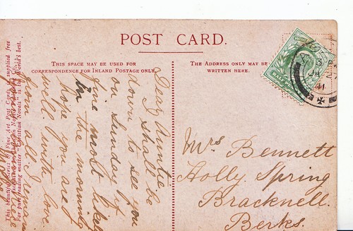 Genealogy postcard family - genealogy,