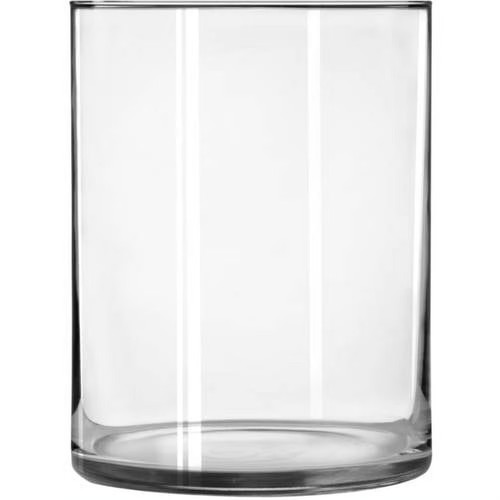 Wide glass cylinder floral - glass,