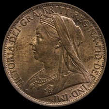 1899 Queen Victoria Veiled