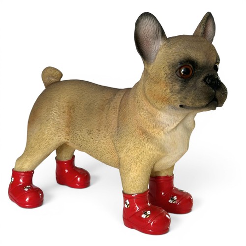French bulldog welly dog - french, red