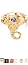Size M Tanzanite Elephant Head