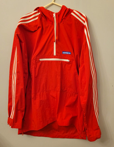 Adidas men red white - l, red/white