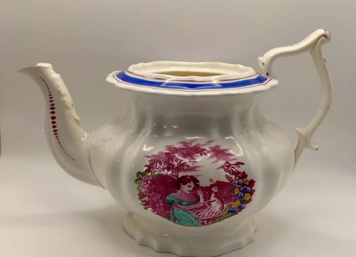 Antique 19thc pink lustre - antique,
