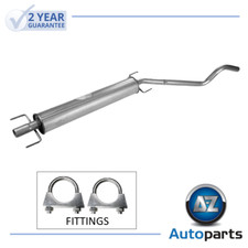 For Vauxhall/Opel - Astra H 1.6 1.8 2004-2010 Centre Exhaust Silencer + Clamps