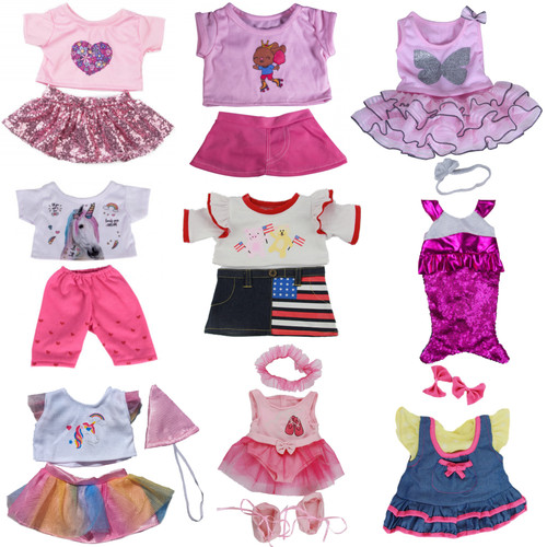 Girl teddy clothes - teddy, outfit