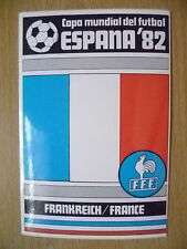 1982 COPA MUNDIAL DEL FUTBOL STICKER- FRANKREICH/FRANCE- ESPANA 82 (12x8 cm)