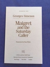 Maigret and the saturday - and,