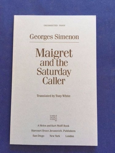 Maigret and the - maigret, saturday