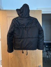 Top shop Black Puffer Coat –