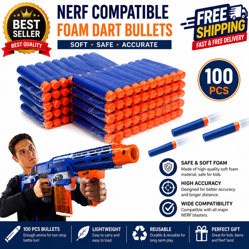 100pcs foam darts refill - 100pcs,