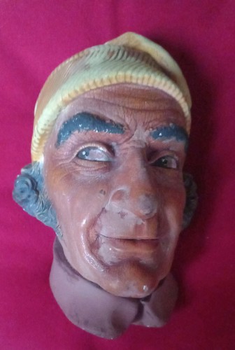 Bossons chalkware head - chalkware,