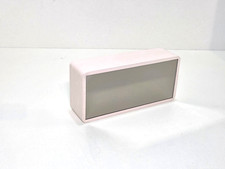 Karlsson Alarm Clock Silver Mirror - White Wood