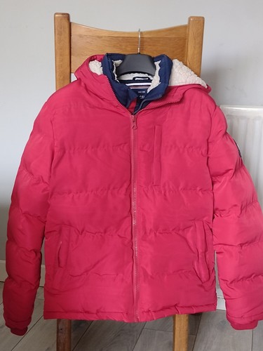 Soulcal red puffer jacket borg - red,