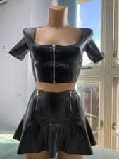 Latex Rubber fetish wear Crop