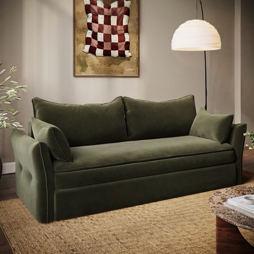 Sofa bed seater - sofa, velvet
