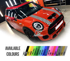 MINI COOPER BONNET STRIPES MINI ONE HOOD STRIPES VINYL DECALS STICKERS ADHESIVE