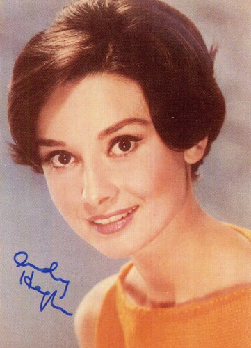 Audrey hepburn signed - audrey,