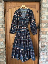 Never Fully Dressed Navy Print