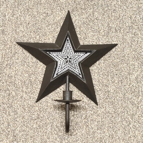Metal star wall sconce - star,