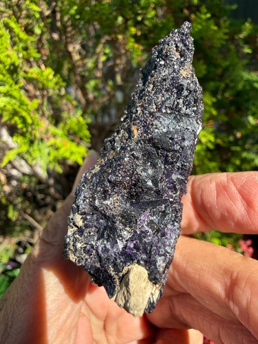 Blue john fluorite crystal - john,