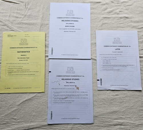 Common entrance exam - 13+,