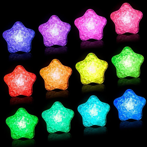 Light bath toys 12pcs - light, up