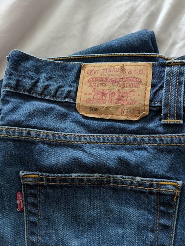 Levi 506 straight leg denim - straight,