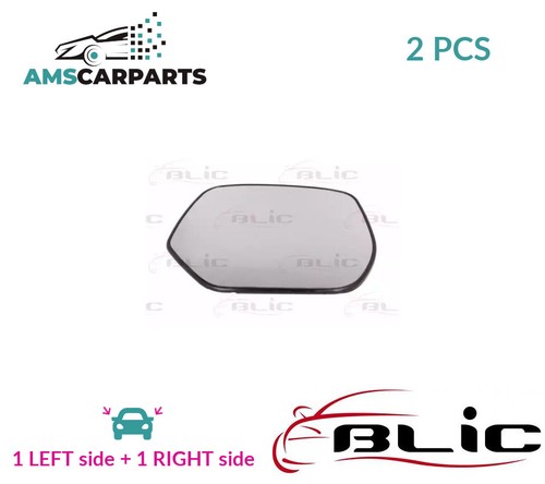 Rear view mirror glass - view, pair