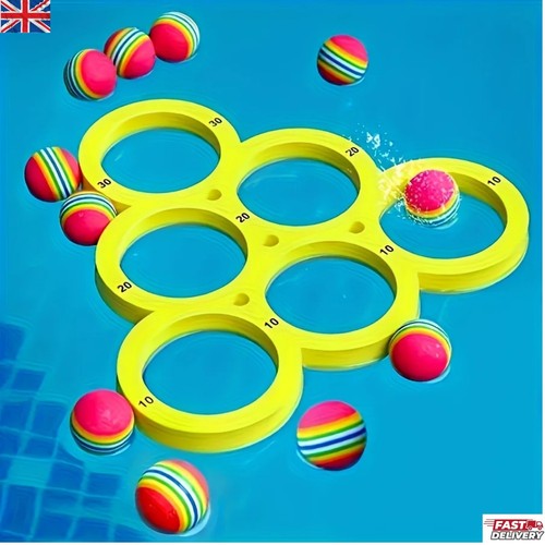 Floating pool toss game - pool,